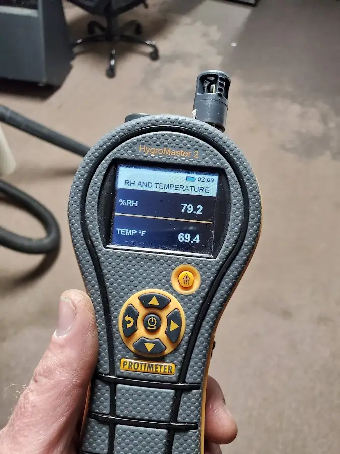 Moisture meter humidity assessment for Mold Remediation & Removal in Fayetteville
